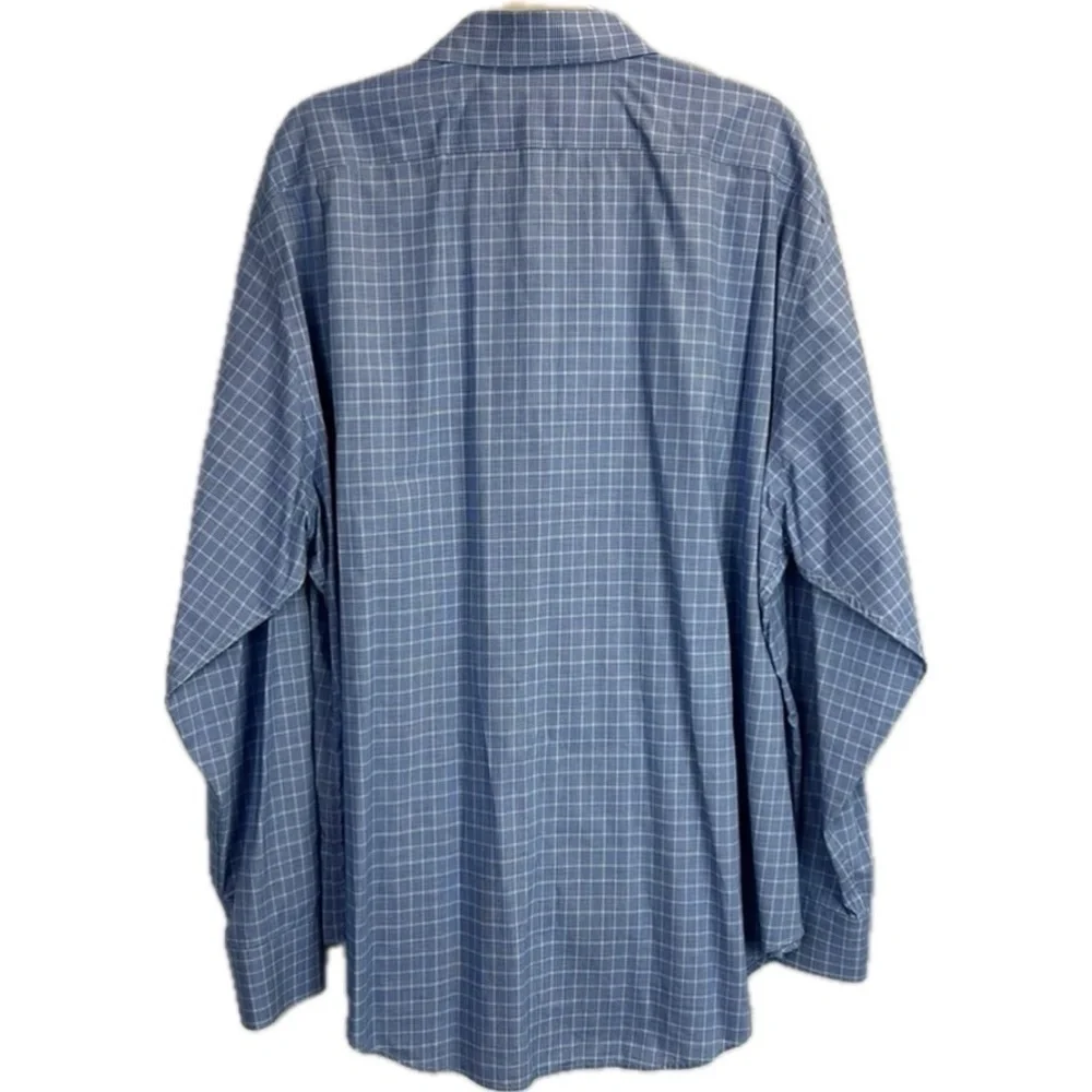 Lauren Ralph Lauren Men’s Checkered Button-Up Classic Fit Pocket Shirt 18 36/37